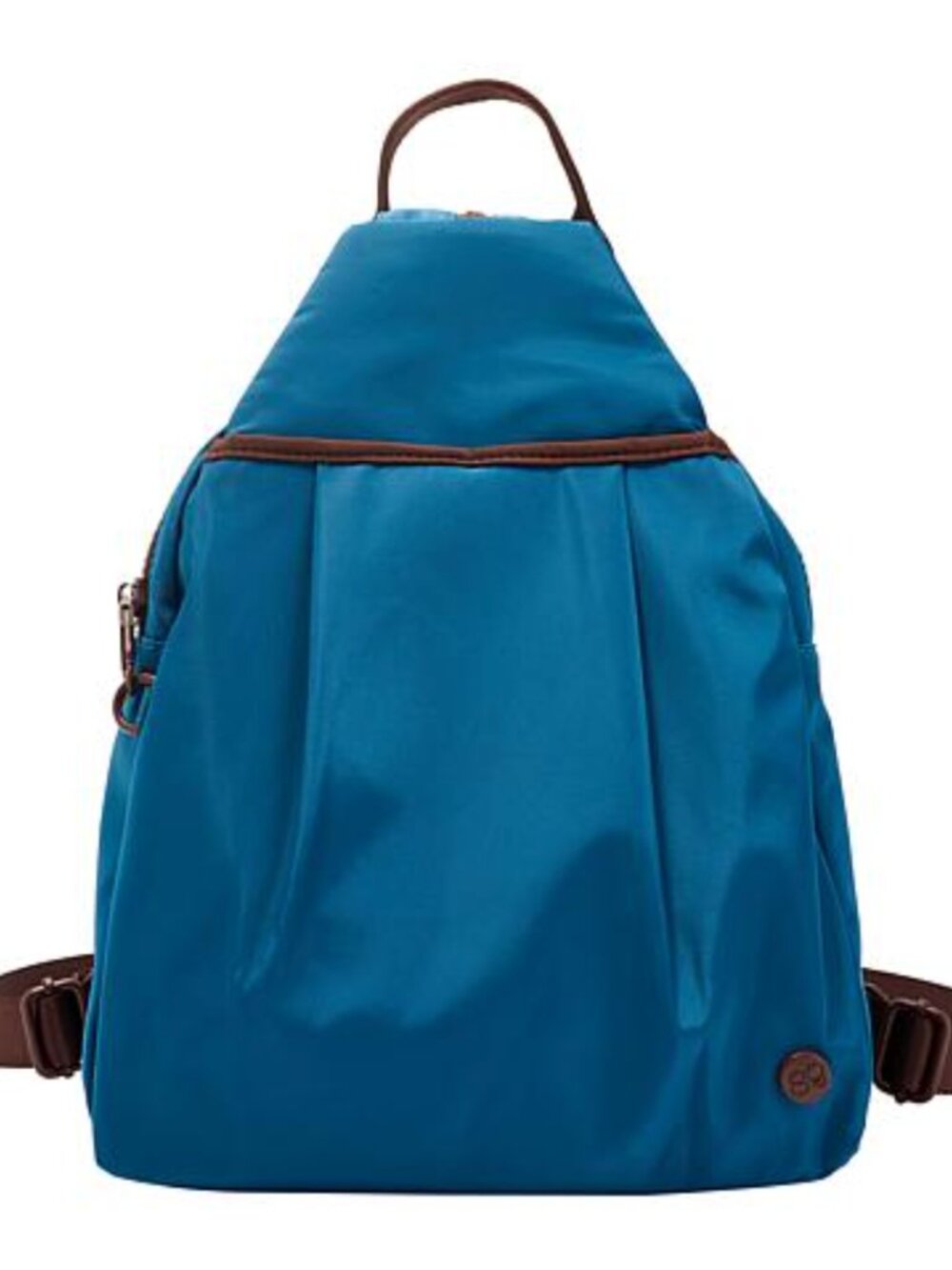 Samantha Brown Anti-Theft Convertible Sling Crossbody Backpack bag Blue NWT